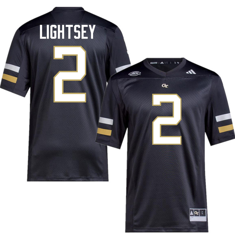 E.J. Lightsey Georgia Tech Jerseys,Georgia Tech Yellow Jackets College Football Uniforms-Black